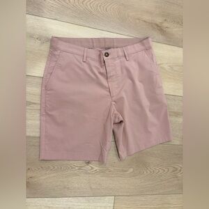 Faherty Cotton Movement 9” faded red Shorts